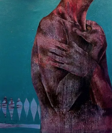 PARVİN GHORBANZADEH DİZAJİ tarafından 2015 yılında 120x100 cm ölçülerinde Tuval üzeri karışık teknik tekniği ile yapılmıştır.