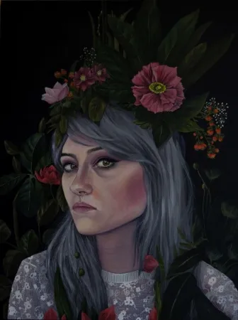 HAMİDE BAŞER tarafından 2016 yılında 80x60 cm ölçülerinde Tuval üzeri yağlı boya tekniği ile yapılmıştır.