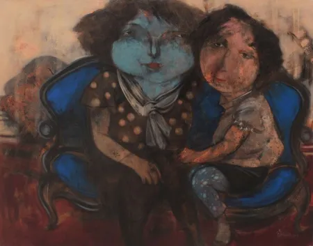 ÖZDEN GEZER tarafından 2016 yılında 80x100 cm ölçülerinde Tuval üzeri akrilik boya tekniği ile yapılmıştır.