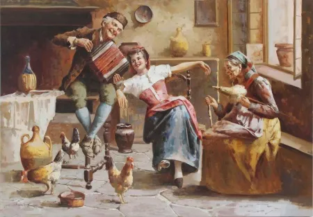 ALİ SHARİFİ tarafından 69x99 cm ölçülerinde Tuval üzeri yağlı boya tekniği ile yapılmıştır.