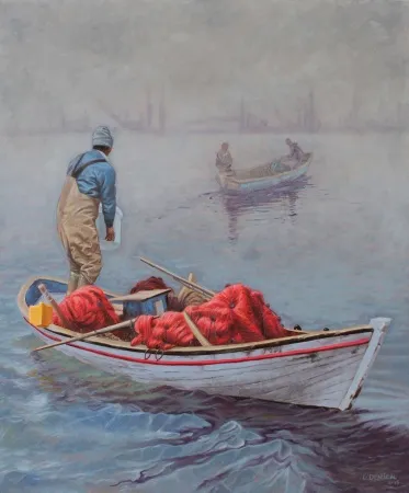 DEVRİM DEMİRAL tarafından 2015 yılında 100x120 cm ölçülerinde Tuval üzeri yağlı boya tekniği ile yapılmıştır.