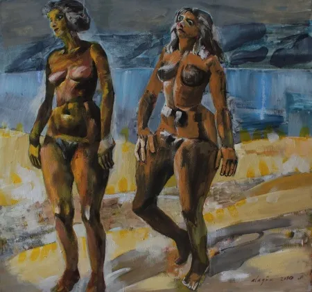 MEHMET ALAGÖZ tarafından 2010 yılında 120x130 cm ölçülerinde Tuval üzeri yağlı boya tekniği ile yapılmıştır.