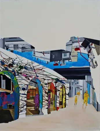 ARDA SELİM tarafından 2014 yılında 92x73 cm ölçülerinde Tuval üzeri akrilik boya tekniği ile yapılmıştır.