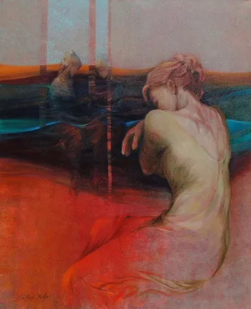 GÜLAY YÜKSEL tarafından 2013 yılında 120x100 cm ölçülerinde Tuval üzeri yağlı boya tekniği ile yapılmıştır.