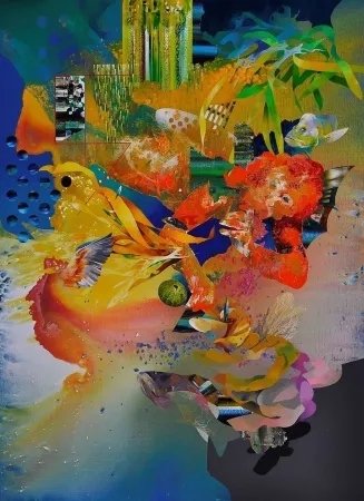 SEMİH KAPLAN tarafından 2014 yılında 200x150 cm ölçülerinde Tuval üzeri yağlı boya tekniği ile yapılmıştır.