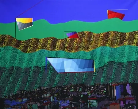 MEHMET ALİ DOĞAN tarafından 2011 yılında 100x125 cm ölçülerinde Tuval üzeri yağlı boya tekniği ile yapılmıştır.