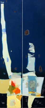 HAKAN ESMER tarafından 2000 yılında 200x80 cm ölçülerinde Tuval üzeri yağlı boya tekniği ile yapılmıştır.