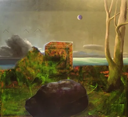 BARIŞ SARIBAŞ tarafından 2005 yılında 180x200 cm ölçülerinde Tuval üzeri yağlı boya tekniği ile yapılmıştır.