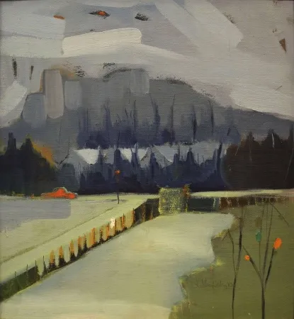 VOLKAN COŞKUN tarafından 1985 yılında 39x39 cm ölçülerinde Tuval üzeri yağlı boya tekniği ile yapılmıştır.