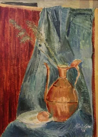 MÜNİP ÖZBEN tarafından 1975 yılında 70x50 cm ölçülerinde Tuval üzeri yağlı boya tekniği ile yapılmıştır.