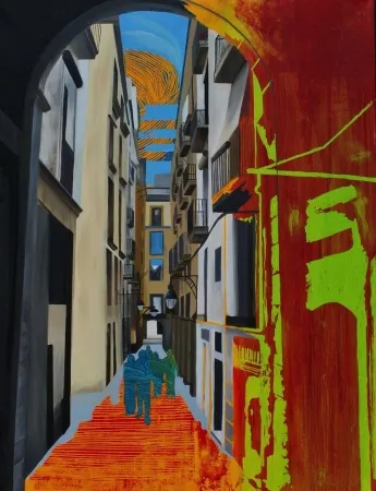 ARDA SELİM tarafından 2014 yılında 116x89 cm ölçülerinde Tuval üzeri akrilik boya tekniği ile yapılmıştır.