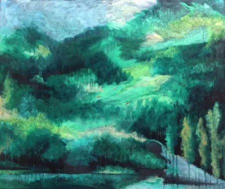 NURHİLAL HARSA tarafından 2013 yılında 73x92 cm ölçülerinde Tuval üzeri yağlı boya tekniği ile yapılmıştır.