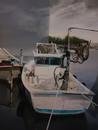 EVREN OĞUZBALABAN tarafından 2012 yılında 120x90 cm ölçülerinde Tuval üzeri yağlı boya tekniği ile yapılmıştır.