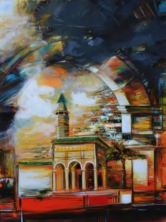 EKREM KUTLU tarafından 2013 yılında 120x90 cm ölçülerinde Tuval üzeri yağlı boya tekniği ile yapılmıştır.