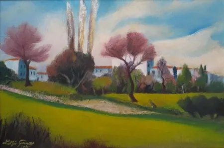 LÜTFÜ GÜNAY tarafından 40x60 cm ölçülerinde Tuval üzeri yağlı boya tekniği ile yapılmıştır.