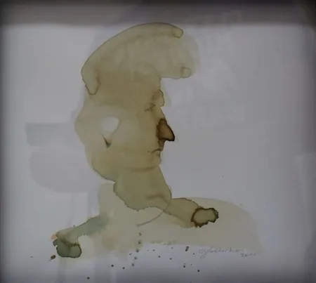 LEVENT OYLUÇTARHAN tarafından 2011 yılında 27x24 cm ölçülerinde Kağıt üzeri karışık teknik tekniği ile yapılmıştır.