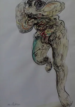 MAHMUT ÖZTÜRK tarafından 70x50 cm ölçülerinde Kağıt üzeri yağlı boya tekniği ile yapılmıştır.