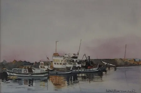 METİN SÖNMEZLER tarafından 18x26 cm ölçülerinde Kağıt üzeri sulu boya tekniği ile yapılmıştır.