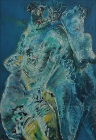 MAHMUT ÖZTÜRK tarafından 1989 yılında 50x35 cm ölçülerinde Duralit üzeri yağlı boya tekniği ile yapılmıştır.