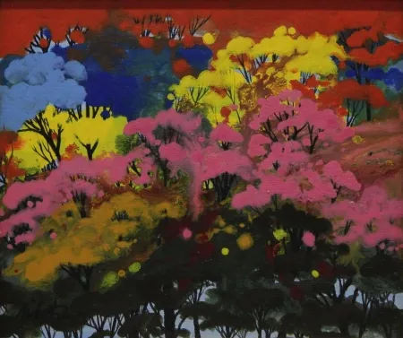 NİHAT KAHRAMAN tarafından 1997 yılında 25x30 cm ölçülerinde Duralit üzeri yağlı boya tekniği ile yapılmıştır.