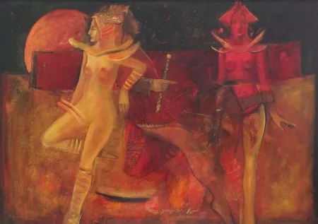 YUSUF ZİYA AYGEN tarafından 2005 yılında 70x100 cm ölçülerinde Tuval üzeri yağlı boya tekniği ile yapılmıştır.