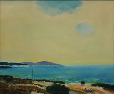 CELAL BİNZET tarafından 60x60 cm ölçülerinde Tuval üzeri yağlı boya tekniği ile yapılmıştır.