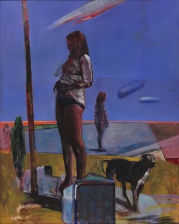 SELAHATTİN AYDIN tarafından 2002 yılında 100x80 cm ölçülerinde Tuval üzeri yağlı boya tekniği ile yapılmıştır.