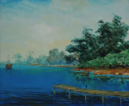 CELAL BİNZET tarafından 2004 yılında 50x60 cm ölçülerinde Tuval üzeri yağlı boya tekniği ile yapılmıştır.