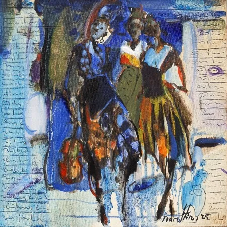 NURETTİN AKKAYA tarafından 2025 yılında 25x25 cm ölçülerinde Tuval üzeri yağlı boya tekniği ile yapılmıştır.