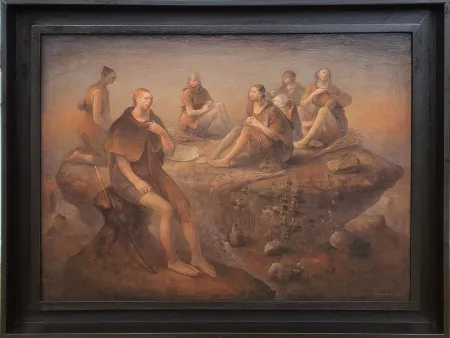 SERTAP YEĞİN tarafından 2026 yılında 60x80 cm ölçülerinde Tuval üzeri yağlı boya tekniği ile yapılmıştır.