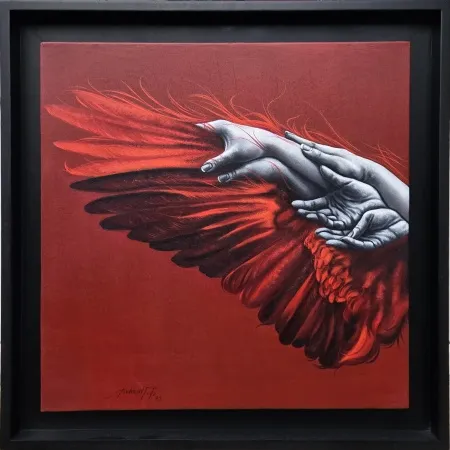 BEHZAT FEYZULLAH tarafından 2025 yılında 50x50 cm ölçülerinde Tuval üzeri yağlı boya tekniği ile yapılmıştır.