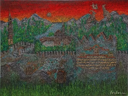 MURAT ÖZDOĞRU tarafından 2026 yılında 60x80 cm ölçülerinde Tuval üzeri akrilik boya tekniği ile yapılmıştır.