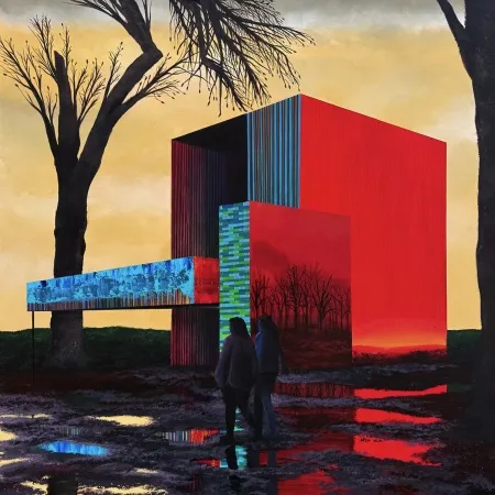 ARDA SELİM tarafından 2025 yılında 90x90 cm ölçülerinde Tuval üzeri yağlı boya tekniği ile yapılmıştır.