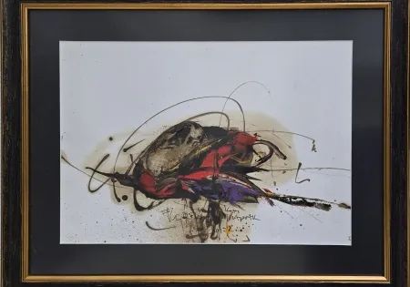 EKREM KADAK tarafından 2001 yılında 35x50 cm ölçülerinde Kağıt üzeri yağlı boya tekniği ile yapılmıştır.