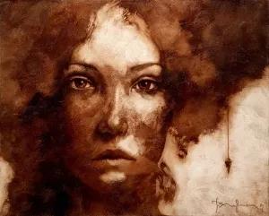 TALAT AYHAN tarafından 40x50 cm ölçülerinde Tuval üzeri karışık teknik tekniği ile yapılmıştır.