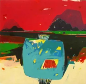 TAMER BİLGİÇ tarafından 2010 yılında 120x120 cm ölçülerinde Tuval üzeri akrilik boya tekniği ile yapılmıştır.