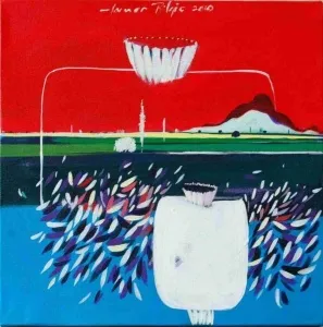 TAMER BİLGİÇ tarafından 2009 yılında 30x30 cm ölçülerinde Tuval üzeri akrilik boya tekniği ile yapılmıştır.