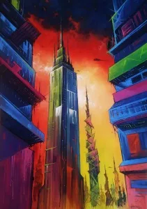 TAYYAR ÖZKAN tarafından 2025 yılında 100x70 cm ölçülerinde Tuval üzeri akrilik boya tekniği ile yapılmıştır.