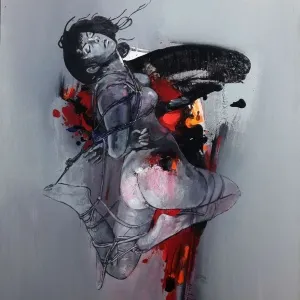 MEHMET SAKIZCI tarafından 2019 yılında 60x50 cm ölçülerinde Tuval üzeri akrilik boya tekniği ile yapılmıştır.