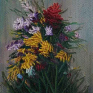 AHMET YEŞİL tarafından 2018 yılında 60x50 cm ölçülerinde Tuval üzeri yağlı boya tekniği ile yapılmıştır.