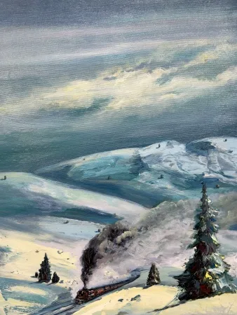 TOLGA BOZTOPRAK tarafından 2025 yılında 80x60 cm ölçülerinde Tuval üzeri akrilik boya tekniği ile yapılmıştır.