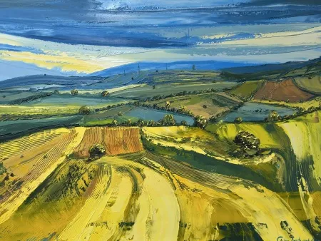 TOLGA BOZTOPRAK tarafından 2025 yılında 60x80 cm ölçülerinde Tuval üzeri yağlı boya tekniği ile yapılmıştır.