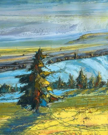 TOLGA BOZTOPRAK tarafından 2025 yılında 100x80 cm ölçülerinde Tuval üzeri yağlı boya tekniği ile yapılmıştır.