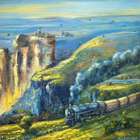 TOLGA BOZTOPRAK tarafından 2022 yılında 90x90 cm ölçülerinde Tuval üzeri yağlı boya tekniği ile yapılmıştır.