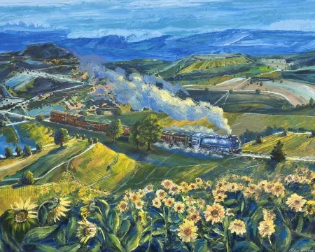 TOLGA BOZTOPRAK tarafından 2025 yılında 120x150 cm ölçülerinde Tuval üzeri akrilik boya tekniği ile yapılmıştır.