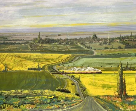 TOLGA BOZTOPRAK tarafından 2025 yılında 130x160 cm ölçülerinde Tuval üzeri akrilik boya tekniği ile yapılmıştır.