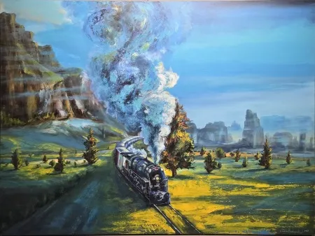 TOLGA BOZTOPRAK tarafından 2024 yılında 150x200 cm ölçülerinde Tuval üzeri akrilik boya tekniği ile yapılmıştır.