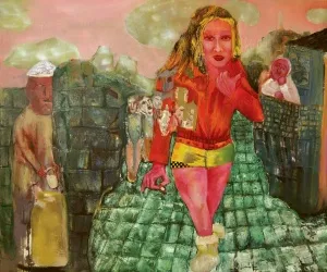 ÜMİT YİĞİT tarafından 2013 yılında 120x100 cm ölçülerinde Tuval üzeri yağlı boya tekniği ile yapılmıştır.