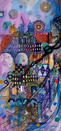 VOLKAN ÇOBAN tarafından 2026 yılında 150x70 cm ölçülerinde Tuval üzeri yağlı boya tekniği ile yapılmıştır.