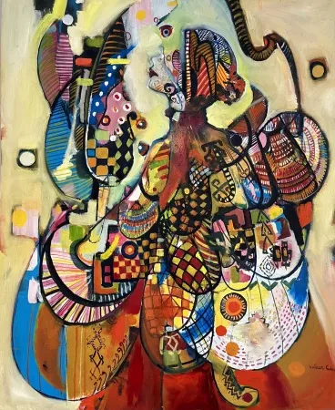 VOLKAN ÇOBAN tarafından 2026 yılında 110x90 cm ölçülerinde Tuval üzeri yağlı boya tekniği ile yapılmıştır.